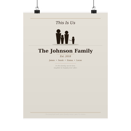 Matte Vertical Posters