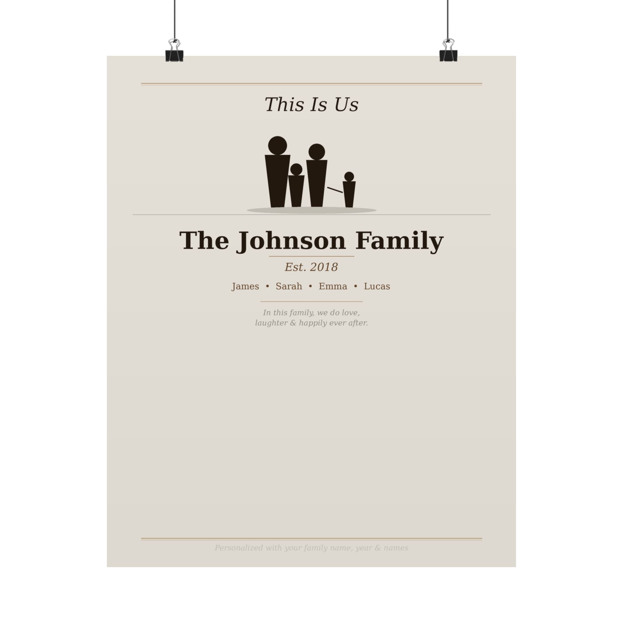 Matte Vertical Posters