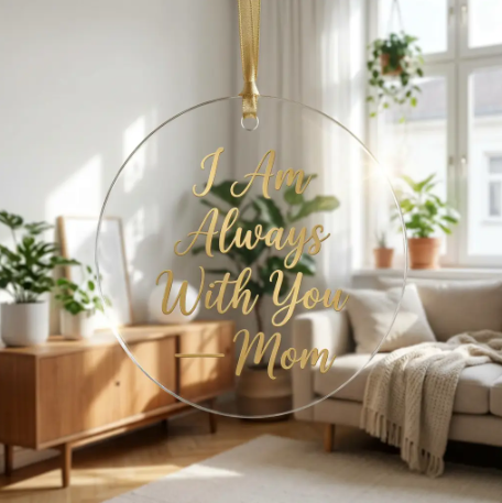 As A Family — Personalized Acrylic Ornament Gift for Mom & Grandma