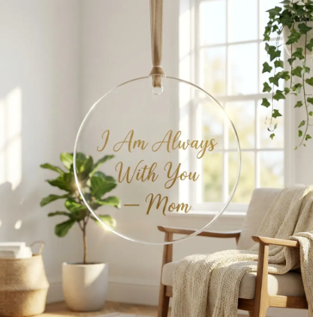 As A Family — Personalized Acrylic Ornament Gift for Mom & Grandma